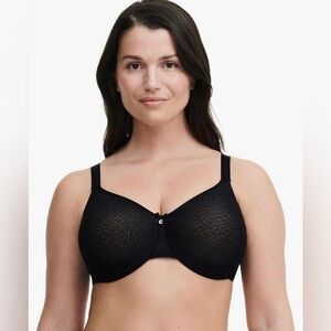CHANTELLE C MAGNIFIQUE BRA MINIMIZER FULL CUP UNDERWIRED BRA - 34D - BLACK